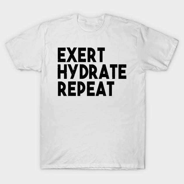 Exert Hydrate Repeat T-Shirt by shopbudgets